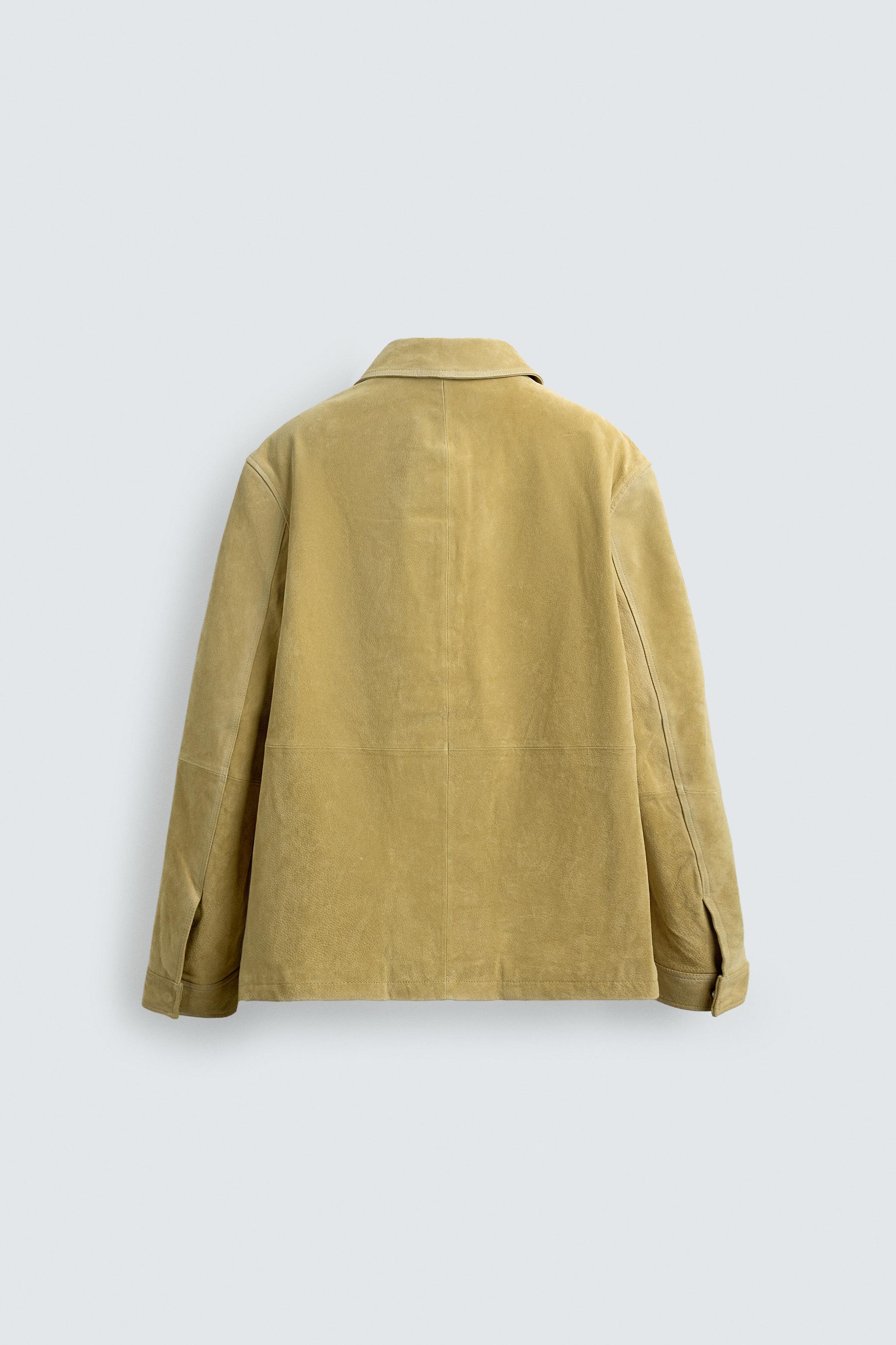 BLOUSON EN DAIM À POCHES